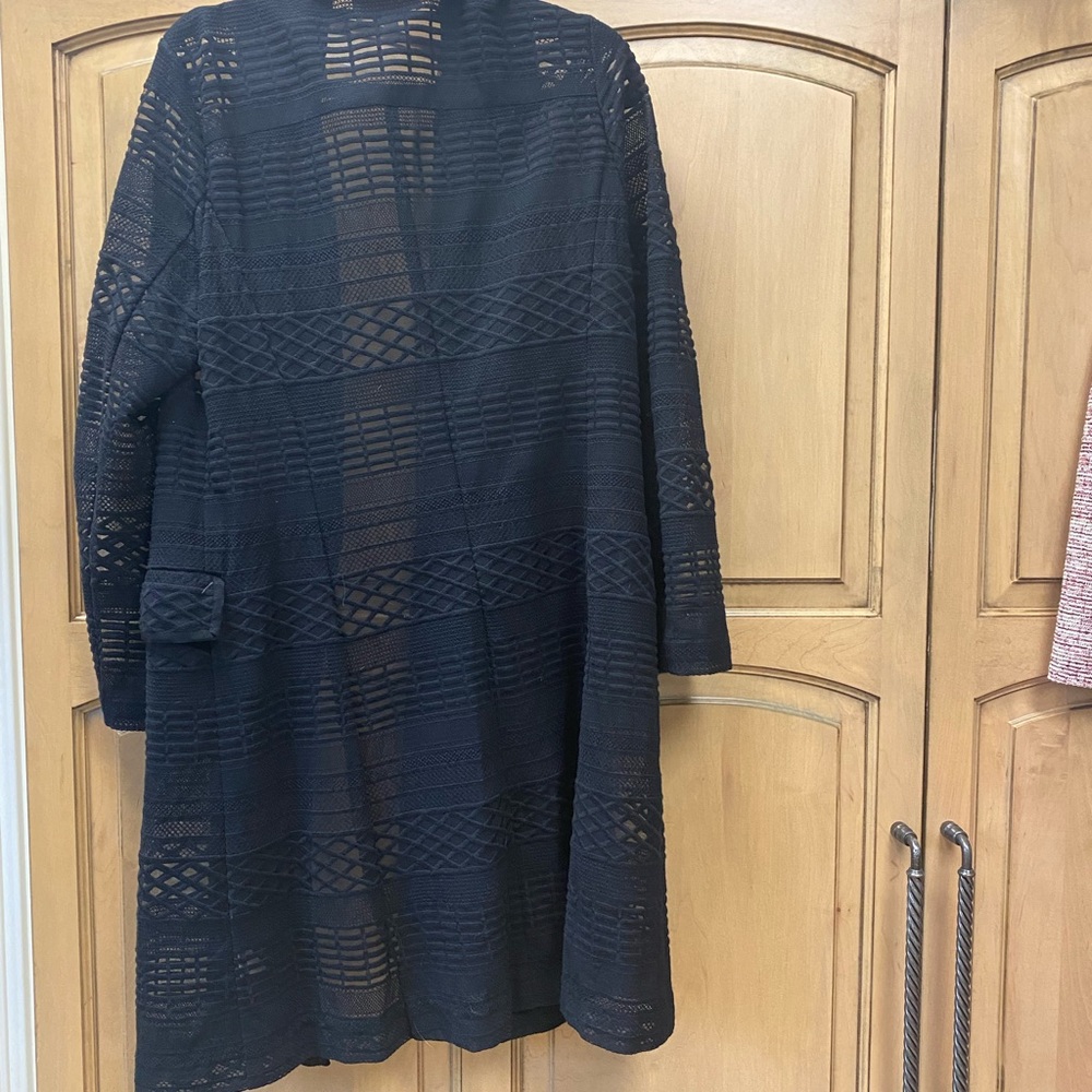 Etcetera Black Long Lace Jacket - Picture 2 of 2